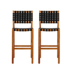 30.5 Inch Seat Height Outdoor Acacia Solid Wood Patio Side Chair