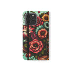 Sugar Skull Flip Wallet Phone Case