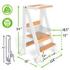 Adjustable Foldable Kitchen Tower