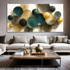 Lotus Leaf Abstract Wall Art VIII
