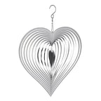 3D Drop-shaped Rotating Wind Spinner Outdoor Metal Sculptures Flowing Stainless Steel Wind Chimes Flowing-Light Effect Design Home Garden Decoration Outdoor Hanging Decor Gift Wind Spinners Mirrored Patio Wind Chime Yard Decor