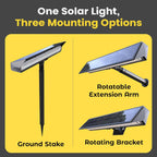 Solar Sign Light Flood Lights  13" BICSSL-02