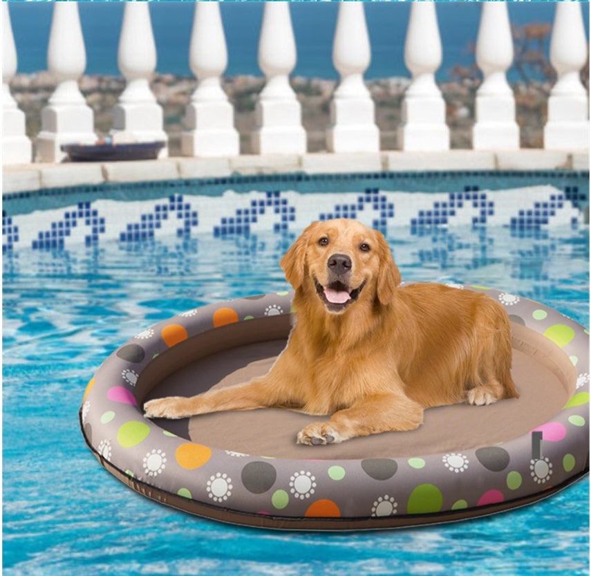 Inflatable Dog Pool Float & Swimming Raft — 8 Designs, Supports 40kg