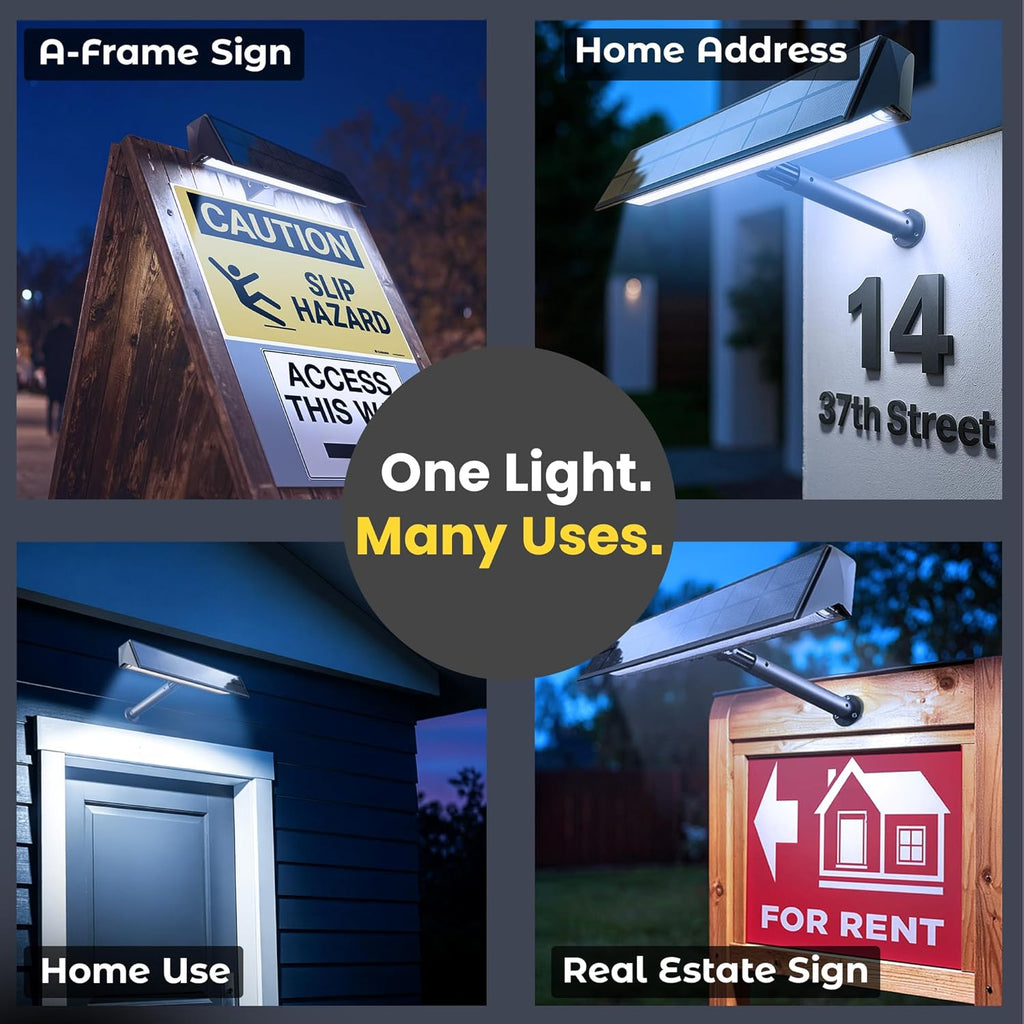 Solar Sign Light Flood Lights  13" BICSSL-02