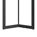 19.68''H Round Side Table, Round Accent End Table with Sturdy Metal Frame, Round Nightstand, for Living Room, Brown
