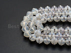 White Agate with rhinestone inlaid, 6mm/8mm/10mm/12mm/14mm, Natural Agate Beads, 15.5inch Full strand, SKU#V58