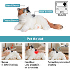Percy Robot Cat - Interactive Emotional Support Pet Weighted