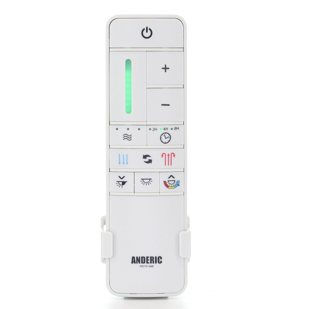 Anderic TR198B Replacement Ceiling Fan Remote Control for Home Decorators Collection 2AQZU-18012 / KUJCE10308 / TR198A / RRTR198B
