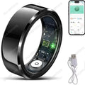 2026 Smart Ring Blood Pressure Heart Rate Sleep Monitoring Smartring IP68 & 5ATM Waterproof Multi-sport Mode Smartring Man Women