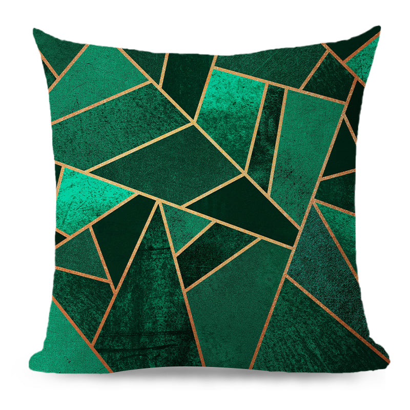 Throw Pillow Cover with 580g Insert, geometric, 20X20, Decorative Cushion – Fancy & Stacy