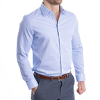 goTIELESS Ultimate Dress Shirt (Blue Diamond)