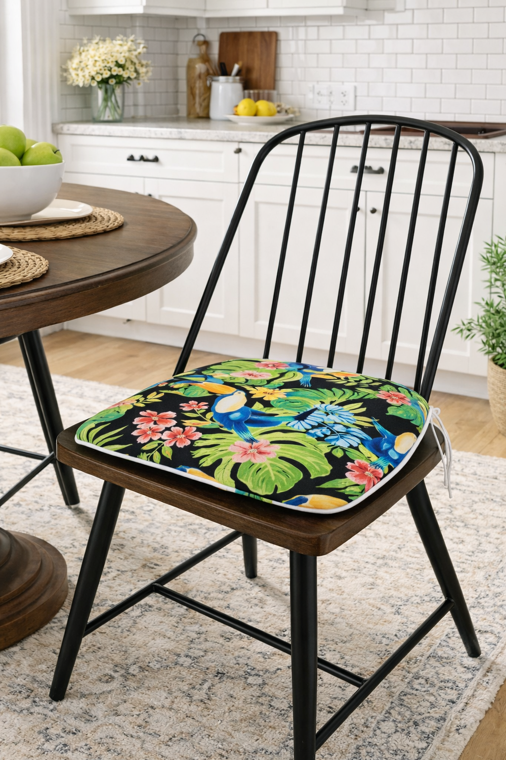Outdoor Patio Chair Cushions - U-Shape Seat Cushions Set of 4