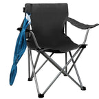 Foldable Beach Chair with Detachable Umbrella Armrest Adjustable Canopy Stool with Cup Holder Carry Bag for Camping Poolside Travel Picnic Lawn Chair