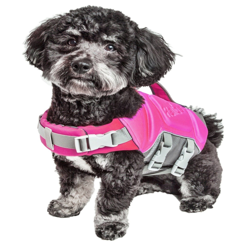 Dog Helios ® 'Tidal Guard' Multi-Point Strategically-Stitched Reflective Pet Dog Life Jacket Vest