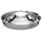 Jeffers Stainless Steel Flying Saucer Puppy Food & Water Bowl