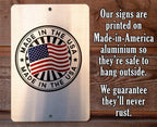 Property Protected by Chickens - Metal Sign