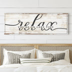 Relax You're on Lake Time Sign II
