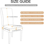 Printed Chair Cover Economical and Practical Stretch Seat Cover Slipcovers Big Elastic Washable Dining Chairs Beach Chairs Removable Washable Short Parsons Kitchen Chair Covers Protector for Dining Room Hote