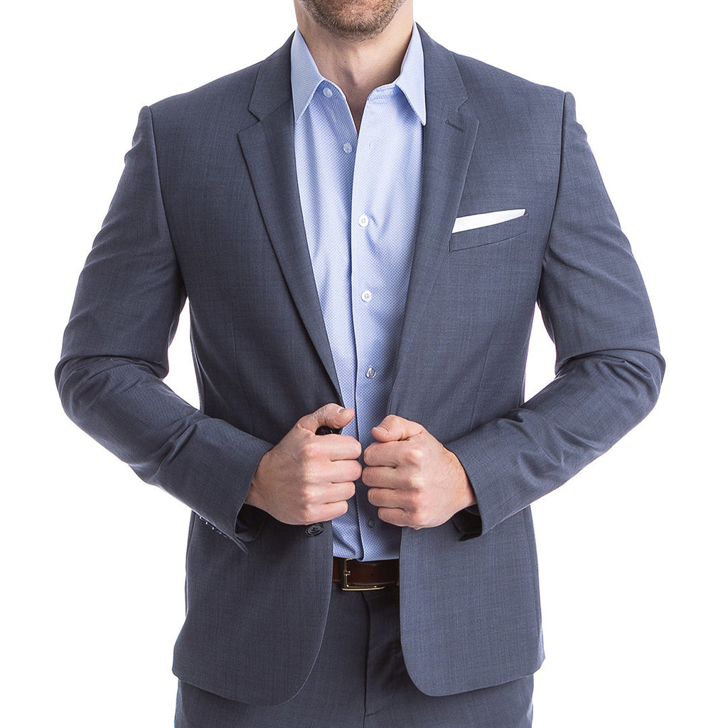 goTIELESS Ultimate Dress Shirt (Blue Diamond)