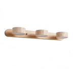 Travertine Duo Wood Wall Light